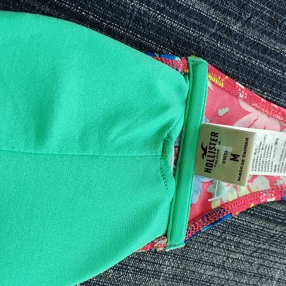 New Hollister Floral High Waist Bikini Set Size M - Picture 7 of 8